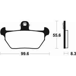 BMW R 100 R (0486) 1991 - 1995 PASTILLAS FRENO DELANTERAS SINTERIZADAS