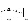 BMW R 1100 S ABS (0422) 1998 - 2006 PASTILLAS FRENO DELANTERAS SINTERIZADAS
