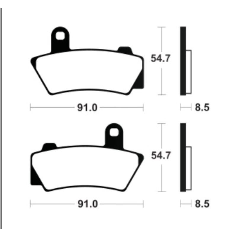 Pastillas freno Delanteras BMW R 18 B 2022 - 2024 Pastillas freno Delanteras BMW R 18 B 2022 - 2024