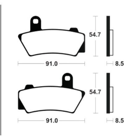 Pastillas freno Delanteras BMW R 18 B 2022 - 2024