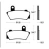 Pastillas freno Delanteras BMW R 18 B 2022 - 2024
