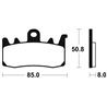 BMW S 1000 XR ABS (0D03) 2015 - 2019 PASTILLAS FRENO DELANTERAS SINTERIZADAS