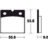 DUCATI 860 GT 1974 - 1975 PASTILLAS FRENO DELANTERAS SINTERIZADAS