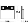 DUCATI 900 S2 1982 - 1985 PASTILLAS FRENO TRASERAS SINTERIZADAS