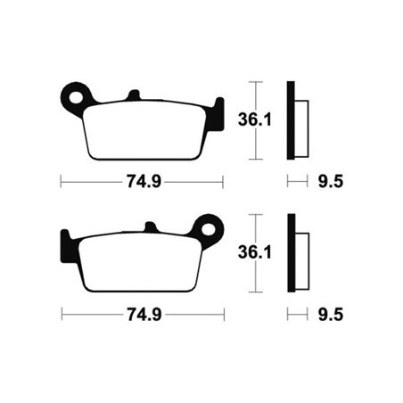 FANTIC 50 M COMPETITION 2020 - 2020 PASTILLAS FRENO DELANTERAS SCOOTER ORGÁNICAS
