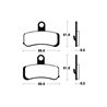 HARLEY DAVIDSON FLD 1690 DYNA SWITCHBACK 2009 - 2016 PASTILLAS FRENO DELANTERAS SINTERIZADAS