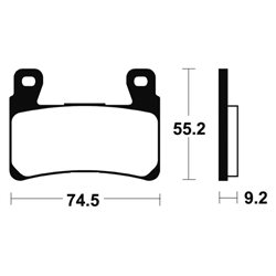 HARLEY DAVIDSON FXST 1584 SOFTAIL STANDARD 2003 - 2015 PASTILLAS FRENO DELANTERAS SINTERIZADAS