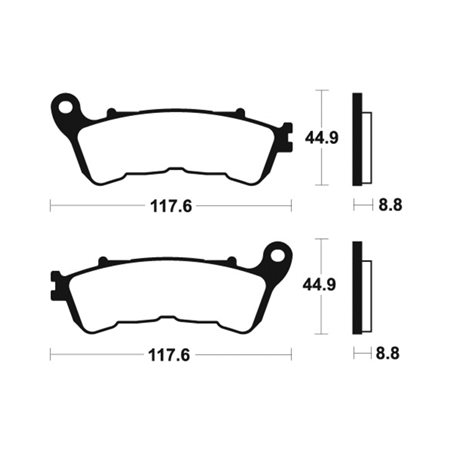Pastillas freno Delanteras HONDA FORZA 250 2008 - 2011