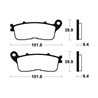 HONDA VFR 1200 X CROSSTOURER DCT ABS (SC70) 2012 - 2015 PASTILLAS FRENO TRASERAS SINTERIZADAS