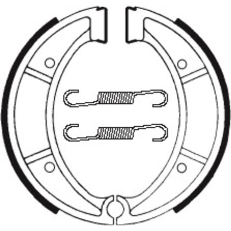 Pastillas freno Traseras HUSQVARNA WR 430 1981 - 1982