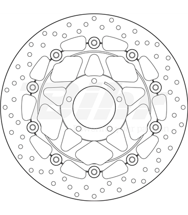 DUCATI 1100 MONSTER S 09' - 10' DISCO FLOTANTE DELANTERO BREMBO