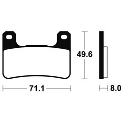 KAWASAKI VERSYS 1000 2024 - 2024 PASTILLAS FRENO DELANTERAS SINTERIZADAS