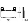 KAWASAKI VERSYS 1000 2024 - 2024 PASTILLAS FRENO DELANTERAS SINTERIZADAS