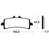 KAWASAKI Z H2 SE 2021 - 2025 PASTILLAS FRENO DELANTERAS SINTERIZADAS