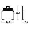 KYMCO MAXXER 300 2005 - 2024 PASTILLAS FRENO TRASERAS SINTERIZADAS