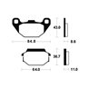 KYMCO MXU 50 2006 - 2008 PASTILLAS FRENO DELANTERAS SINTERIZADAS