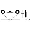 POLARIS SPORTSMAN 355 4X4 1999 - 2000 PASTILLAS FRENO DELANTERAS SINTERIZADAS
