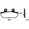 SUZUKI AN 650 BURGMAN Z ABS 2013 - 2020 PASTILLAS FRENO TRASERAS SINTERIZADAS