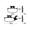 SUZUKI LT-A 750 KINGQUAD AXI 4WD 2008 - 2021 PASTILLAS FRENO DELANTERAS SINTERIZADAS