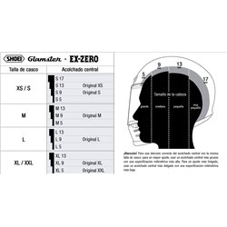 RECAMBIO SHOEI ACOLCHADO CENTRAL EX-ZERO