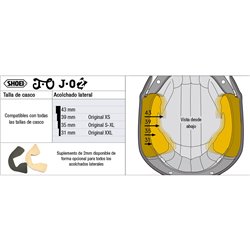 RECAMBIO SHOEI ACOLCHADO LATERAL JO