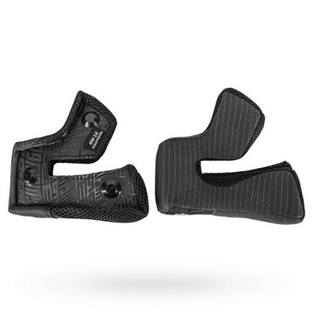 CARRILLERAS BELL MOTO-9 / MOTO-9 CARBON FLEX COLOR NEGRO 45 MM