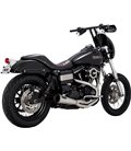 HARLEY DAVIDSON DYNA FAT BOB 2008 - 2011 EXHAUST 2-1 SS 91-17 DYNA