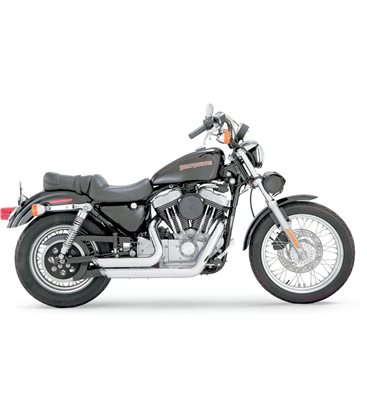 HARLEY DAVIDSON SPORTSTER 1999 - 1999 EXHAUST SHORTSHOTS STAGGERED CHROME