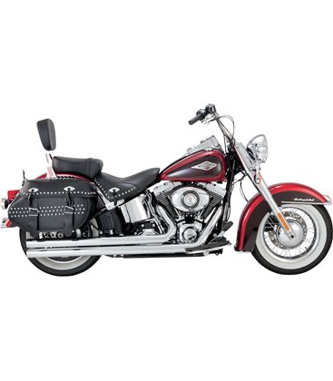 HARLEY DAVIDSON FAT BOY S 2017 - 2017 EXHAUST SYSTEM BIG SHOTS LONG CHROME