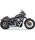 HARLEY DAVIDSON SUPER LOW 2014 - 2017 EXHAUST SYSTEM SHORTSHOTS STAGGERED CHROME