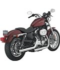 HARLEY DAVIDSON SPORTSTER CUSTOM 2004 - 2013 MUFFLER STRAIGHTSHOTS HS CHROME