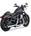 HARLEY DAVIDSON SPORTSTER CUSTOM 2014 - 2016 MUFFLER STRAIGHTSHOTS HS CHROME