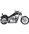 HONDA FURY 2010 - 2012 MUFFLER TWIN SLASH CHROME