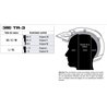 RECAMBIO SHOEI ACOLCHADO COMPLETO TIPO TR-3