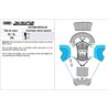 RECAMBIO SHOEI ACOLCHADO SUPERIOR LATERAL X-SPR PRO
