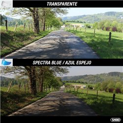 RECAMBIO SHOEI PANTALLA C-10A AZUL ESPEJO
