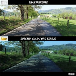 RECAMBIO SHOEI PANTALLA CJ-3 ORO ESPEJO
