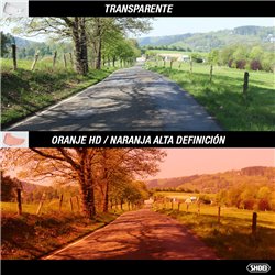 RECAMBIO SHOEI PANTALLA CWR-1 NARANJA ALTA DEFINICIÓN