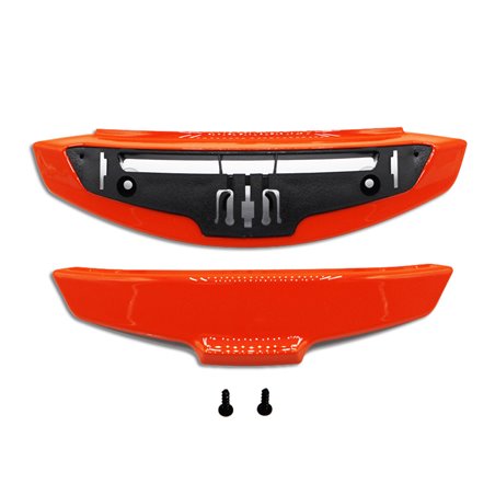 RECAMBIO SHOEI LOGO FRONTAL 82MM RJ PLATINUM-R / S-20 NEGRO