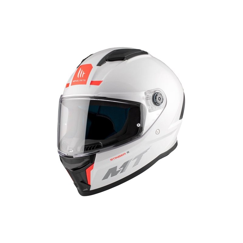 CASCO MT FF126 STINGER 2 SOLID A0 PERLA BRILLO