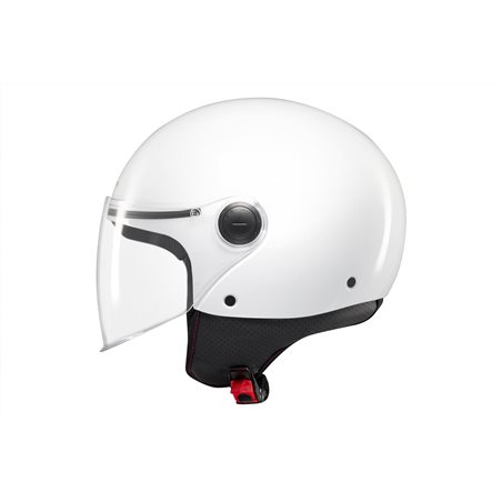 CASCO MT OF501B STREET S SOLID A0 BLANCO BRILLO