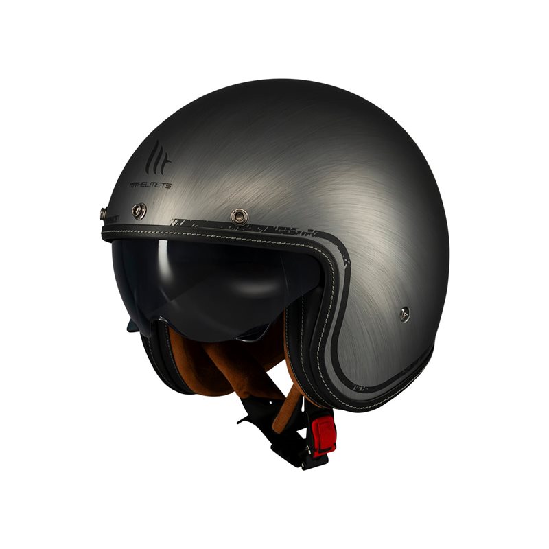 CASCO MT OF507SV B LE MANS 2 SV SCRATCHED CHROME A2 MATE