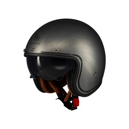 CASCO MT OF507SV B LE MANS 2 SV SCRATCHED CHROME A2 MATE