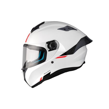 CASCO MT FF106B TARGO S SOLID A0 BLANCO PERLA BRILLO