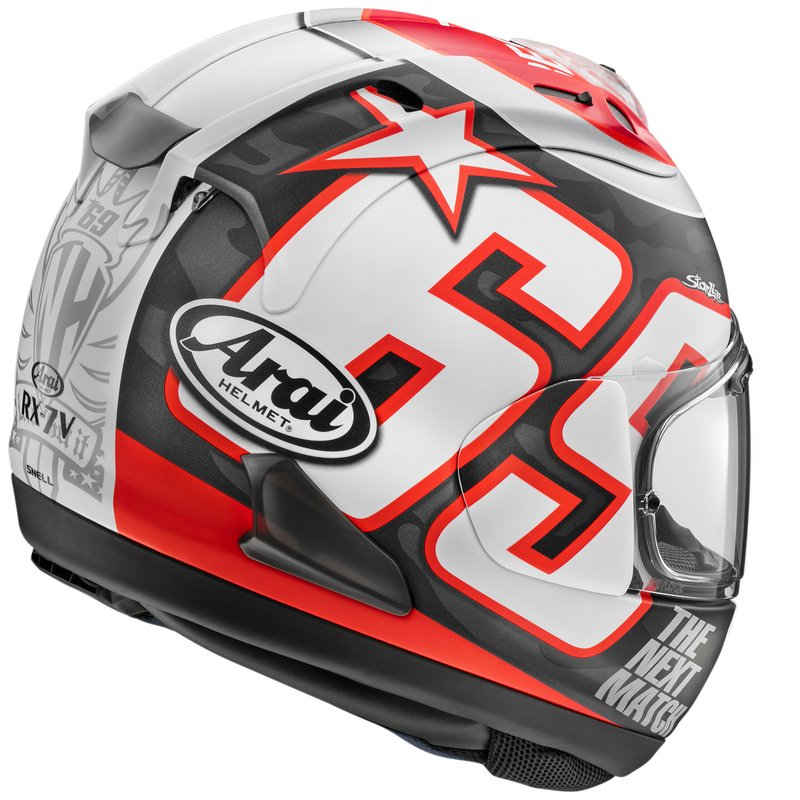 CASCO ARAI RX-7V EVO NICKY RESET REPLICA