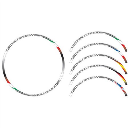 Adhesivos para llanta Cool Stripes flag