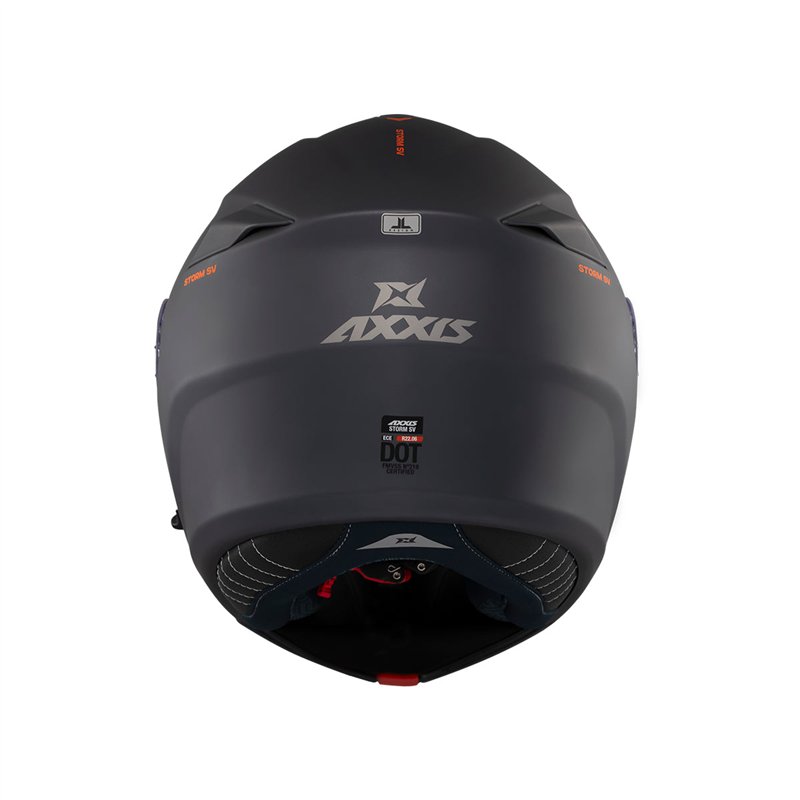 CASCO AXXIS STORM SV S SOLID A2 TITANIO MATE