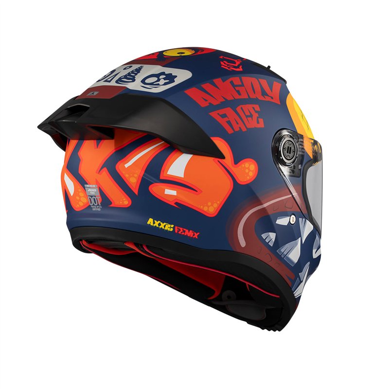 CASCO AXXIS FENIX ANGRY FACE C5 MATE