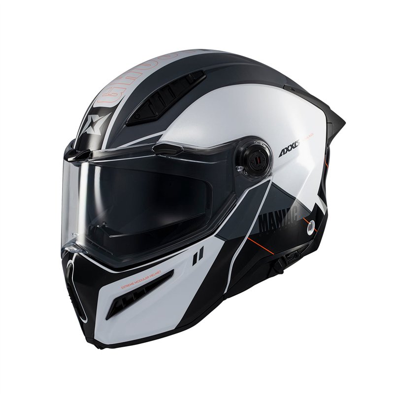 CASCO AXXIS GHOSTFIGHTER MANIAC A2 BRILLO