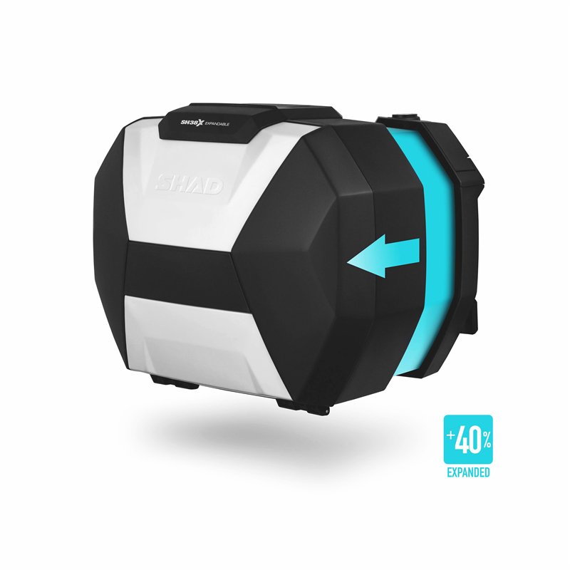 MALETAS LATERALES EXPANDIBLES SH38X ALUMINIO